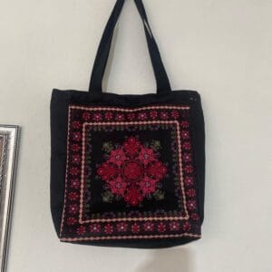 Çiçek Desen Dijital Baskı Çanta