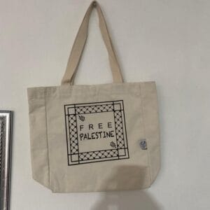 Free Palestine Baskı Çanta