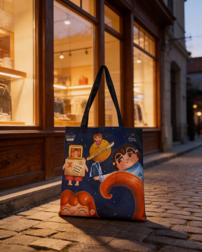 Elma Yayınevi Baskılı Tote Çanta