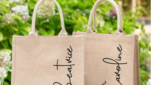 Jüt ve ham bez çanta kumaş karşılaştırması