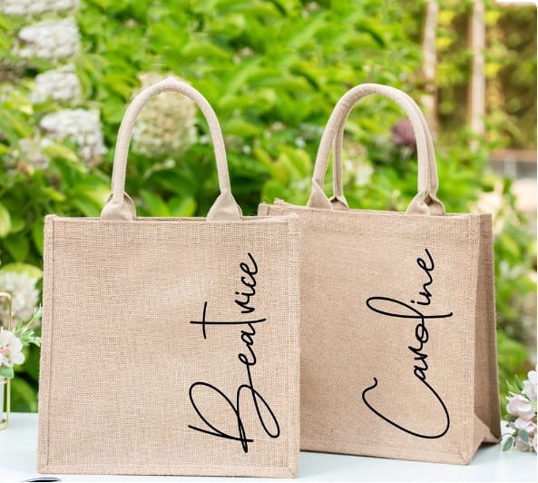 Jüt ve ham bez çanta kumaş karşılaştırması